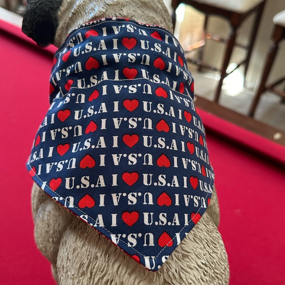 14” Neck Size Custom Handmade Pet Critter Capes Reversible - Picture 13 of 14